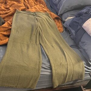 Aerie Charcoal Knit Lounge Pants